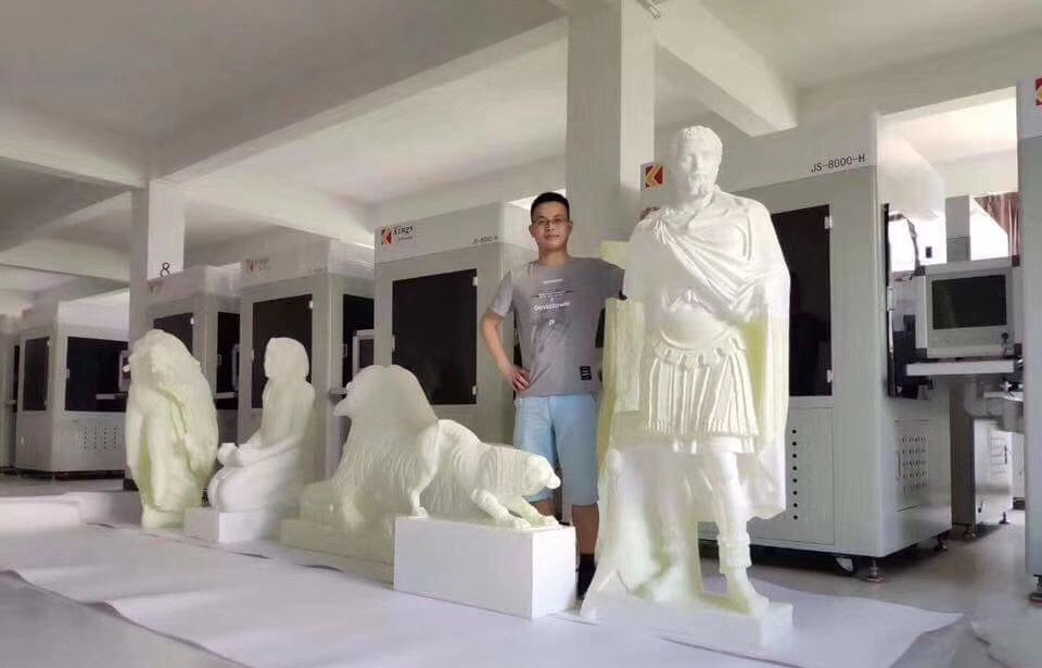 Keep away from pollution and pursue efficiency, Yongda Sculpture Factory uses KINGS SLA 3D printer to mass produce Buddha statues and crafts