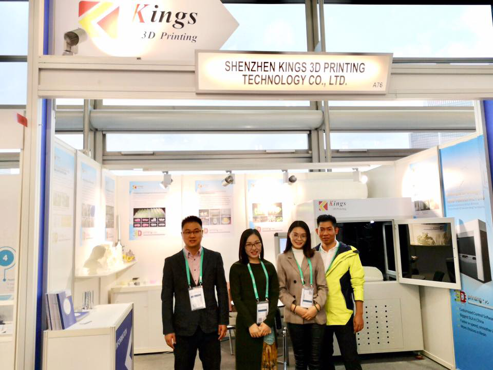 Kings SLA 3D printer is popular at Formnext 2018 Additive Manufacturing Exhibition