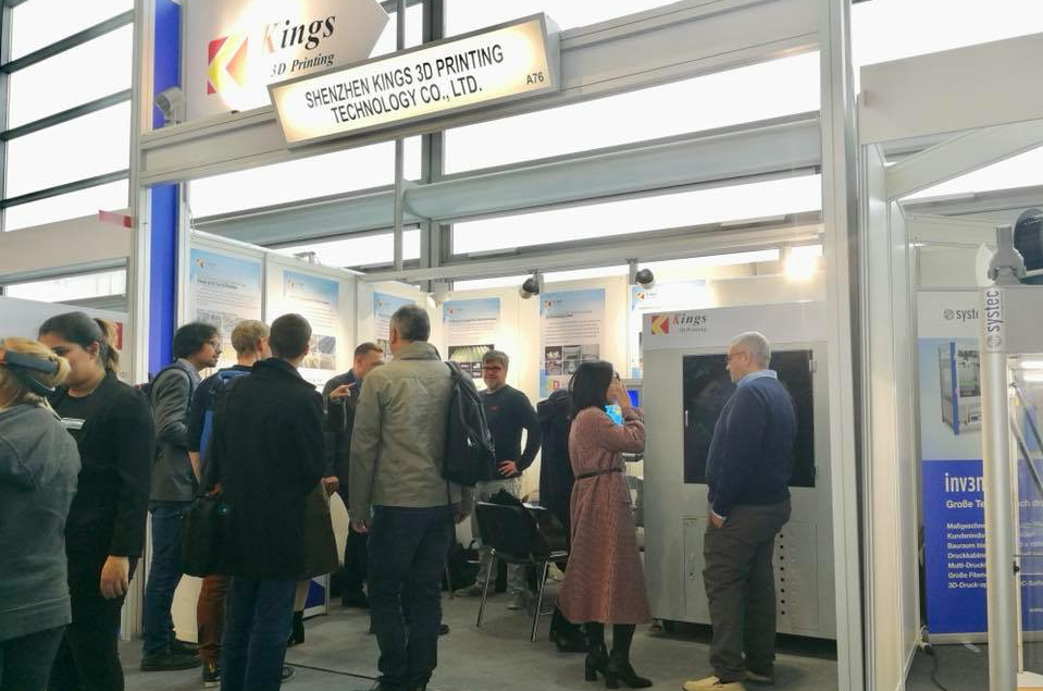 Kings SLA 3D printer is popular at Formnext 2018 Additive Manufacturing Exhibition