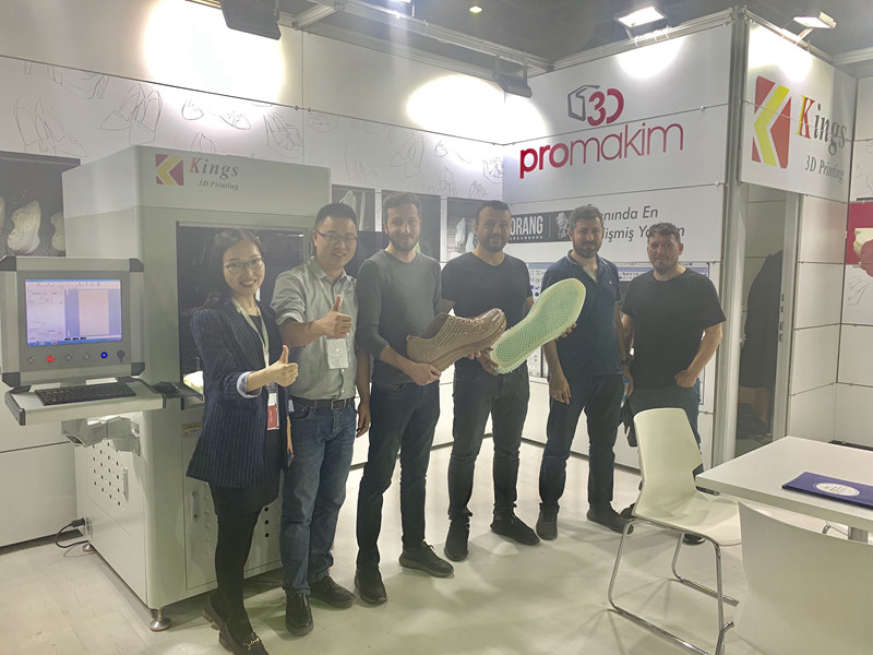 Turkey AYSAF exhibition, Kings 3D printer signed three customers