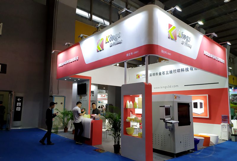 Guangzhou Ceramics Industry Exhibition, why Kings sla resin 3d printer makes viewers crazy