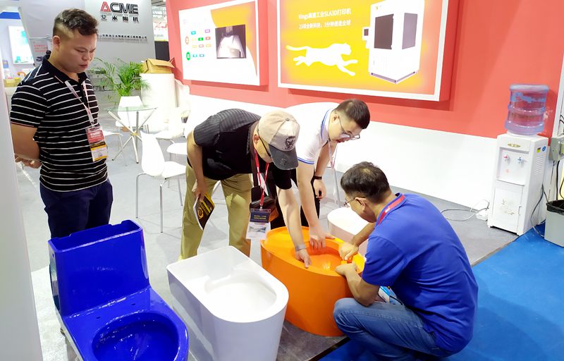 Guangzhou Ceramics Industry Exhibition, why Kings sla resin 3d printer makes viewers crazy