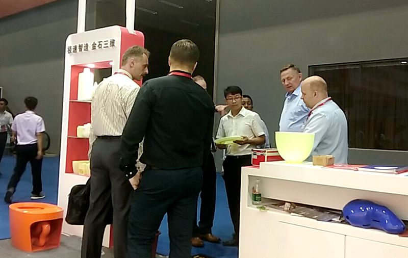 Guangzhou Ceramics Industry Exhibition, why Kings sla resin 3d printer makes viewers crazy