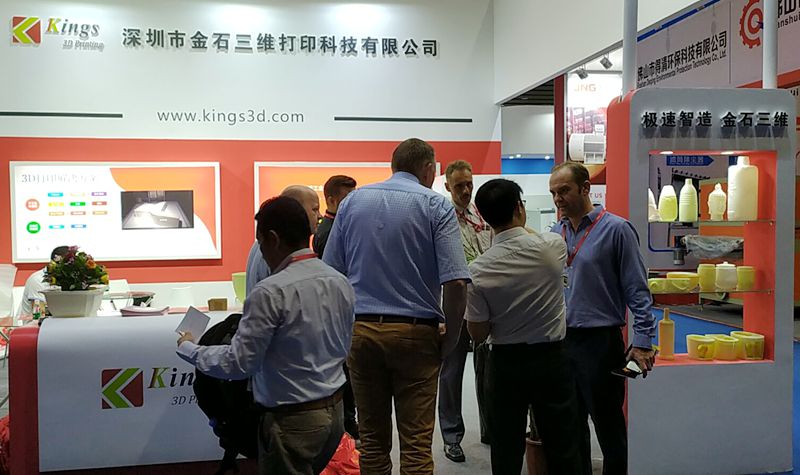 Guangzhou Ceramics Industry Exhibition, why Kings sla resin 3d printer makes viewers crazy