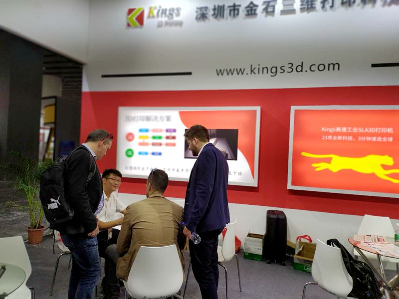 Guangzhou Ceramics Industry Exhibition, why Kings sla resin 3d printer makes viewers crazy