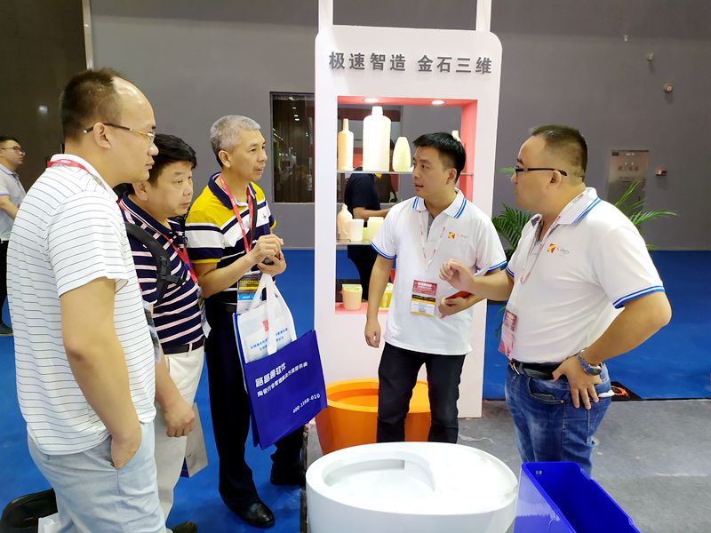 Guangzhou Ceramics Industry Exhibition, why Kings sla resin 3d printer makes viewers crazy