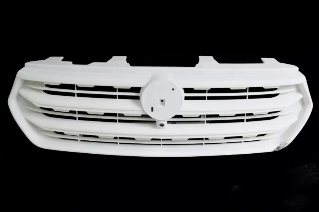 White resin 3d printing car grille prototype