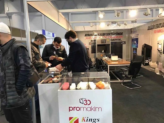 Kings 3D Attends the 63th AYSAF Footwear Exhibition in Istanbul Expo Center