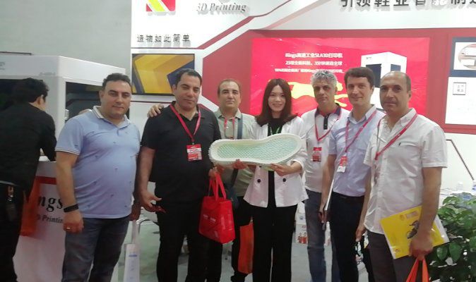 China Jinjiang Footwear Exhibition, Kings Industrial sla 3d printer once again became the focus