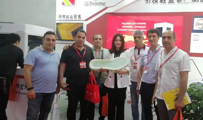 China Jinjiang Footwear Exhibition, Kings Industrial sla 3d printer once again became the focus