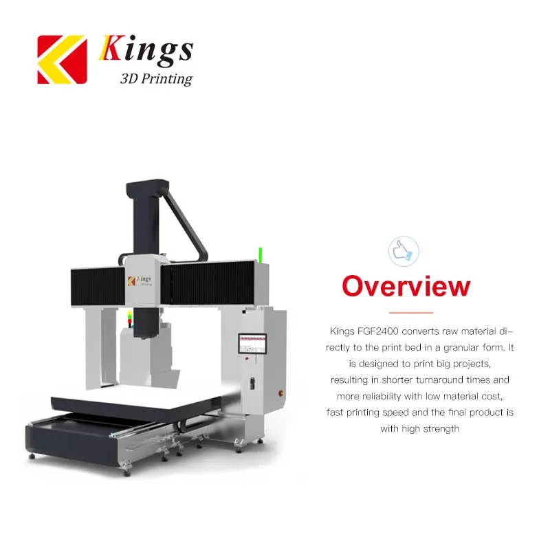 Kings FGF2400 Additive & Subtractive 3D Printer