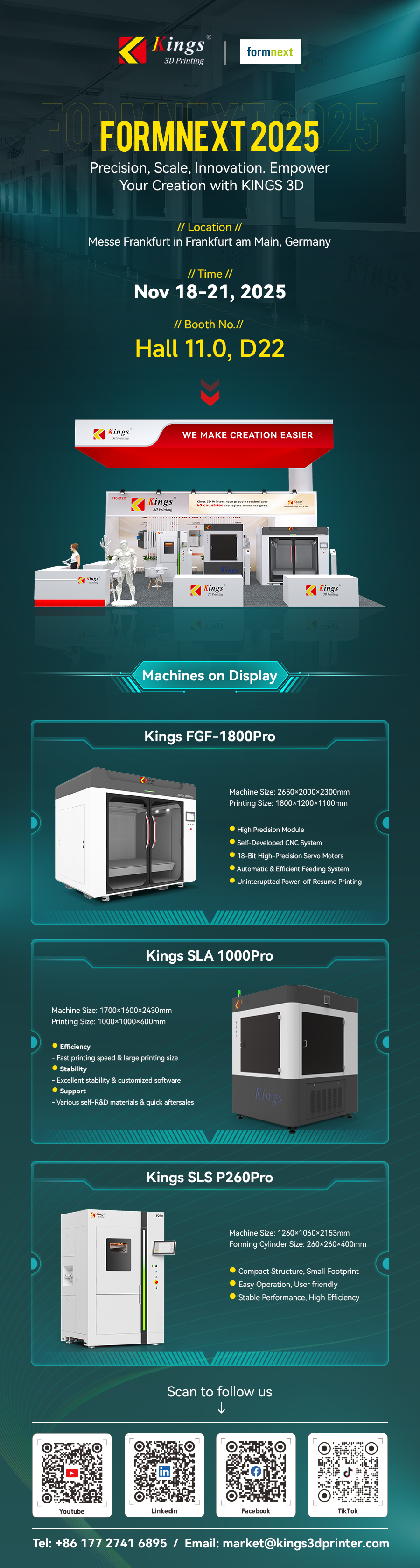 Kings 3D at Formnext 2025