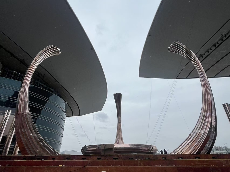 Main Torch Tower of the 15th National Games: A Masterpiece by Kings 3D!